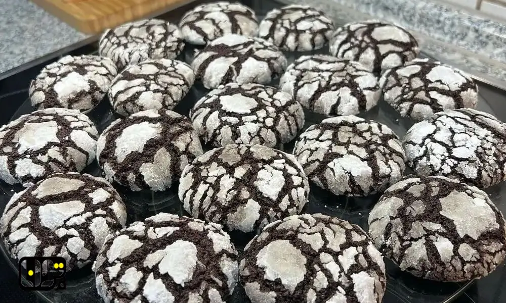 طرز تهیه قرابیه شکلاتی
