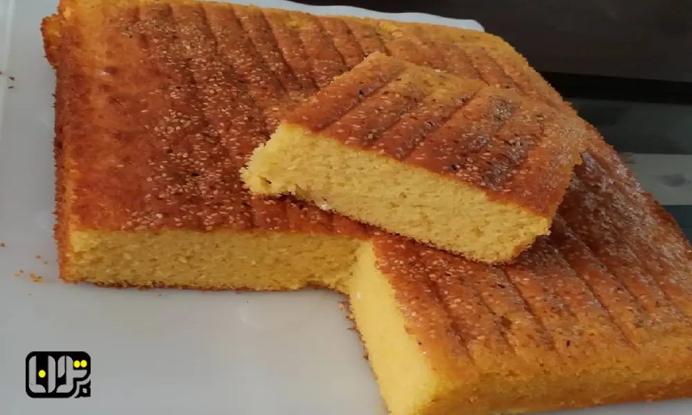 طرز تهیه کیک تخته ای سه رنگ