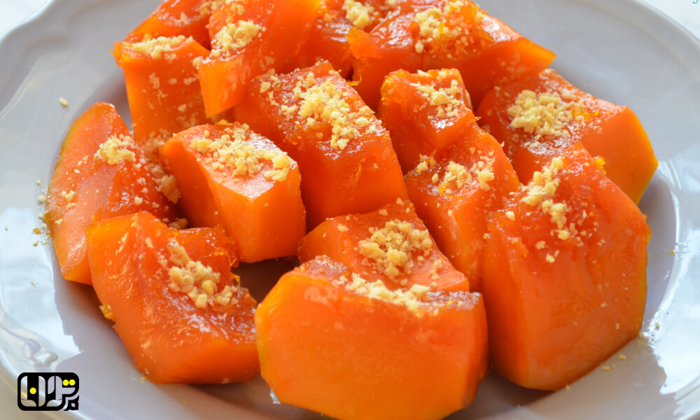 تصویر دسر کدو شب یلدا